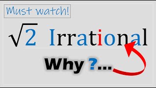 √2 Irrational Proof [upl. by Keraj]