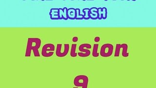 Fine tune Your English  Revision 9 [upl. by Bullis]