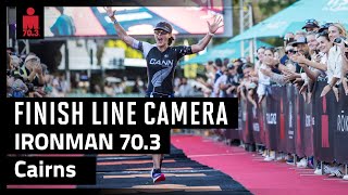 2023 Cairns Airport IRONMAN 703 Cairns  Finish Line Camera [upl. by Wil]