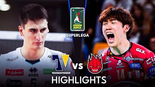 PERUGIA vs TRENTINO  Highlights  Pallavolo Superlega 2024 [upl. by Annadroj]