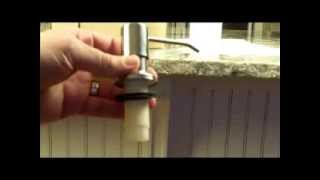 Soap Dispenser Installation Video [upl. by Saticilef]