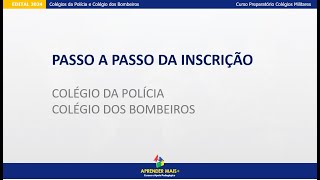 Inscrição 2024  Passo a passo das inscrição Colégios Militares [upl. by Uel]