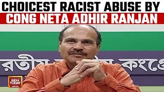 Racist amp Offensive Remarks By Adhir Ranjan Chowdhury  Cong Neta Adhir Uses Offensive N Word [upl. by Lamori]