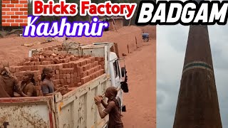 Kashmir Bricks Kiln Factory Badgam  How Labour Loaded Bricks On The Truck  Kashmiri House Bricks [upl. by Yrrok500]