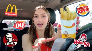 FAST FOOD FRENCH FRY TASTE TEST [upl. by Enidualc]