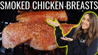 Simple Brined and Smoked Chicken Breasts on your Pellet Grill  How To [upl. by Boni]