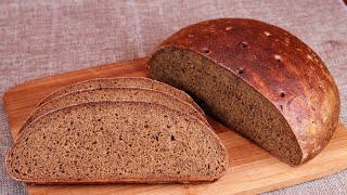 How to Make Belarusian Rye Bread  Perfect Eastern European Rye Boule Recipe [upl. by Atiuqehc]