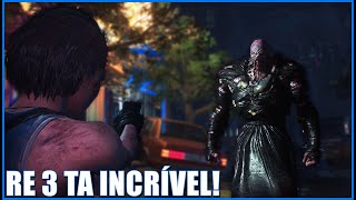 RESIDENT EVIL 3 TA INCRÍVEL NA DEMO [upl. by Nabe]