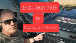 2024 Ram 3500 HD Cummins1st real world reviewwalkaround and drive Can it compete [upl. by Nyledam]