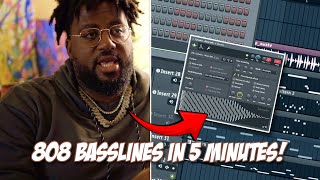 808 BASSLINE TUTORIAL  Best Method For Perfect 808 Bass Patterns and Placements in FL Studio [upl. by Aver]