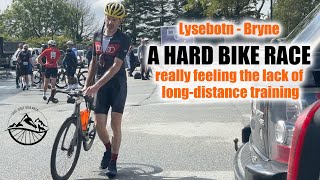 Much harder than I thought it would be  cycling the race LYSEBOTNBRYNE cycling norway [upl. by Natsuj222]