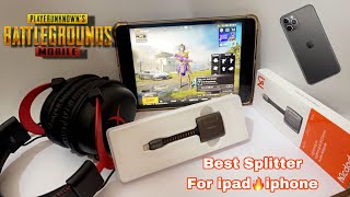 Best Splitter for iphone  Best Connector iPad amp iPhone For PUBGBGMi  100 Mic Working Guranted [upl. by Llennor]