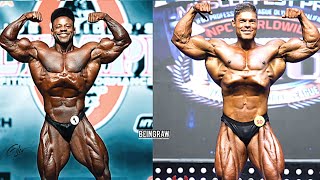 Breon Ansley VS Wesley Vissers Physique Comparison breonansley wesleyvissers [upl. by Araiet]