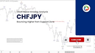 Elliott Wave Intraday Analysis CHFJPY Bouncing Higher from Support Zone [upl. by Anjela297]