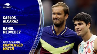 Carlos Alcaraz vs Daniil Medvedev Condensed Match  2023 US Open Semifinal [upl. by Anohsal]