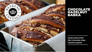 CHOCOLATE HAZELNUT BABKA Recipe [upl. by Aniuqal]