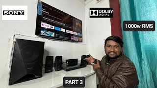 Sony BDVE3100 51 Home Theatre  Dolby Audio Test  1000w⚡️How To Enjoy Dolby Surround Sound Part 3 [upl. by Nimesh]