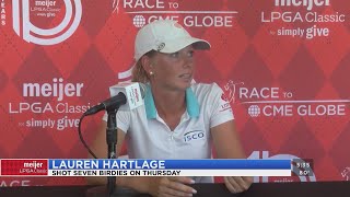 Opening round in Meijer LPGA Classic [upl. by Chilcote832]