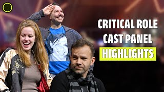 Critical Role Cast Panel  BEST MOMENTS  Sam Riegel Marisha Ray Liam OBrien amp MORE [upl. by Fennie631]