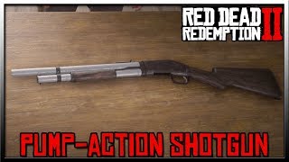 Secret Red Dead Redemption 2 Pump Action Shotgun  Red Dead Redemption 2 Weapons [upl. by Jar]