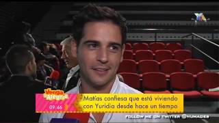 matias habla de su relacion con yuridia 201338 vla [upl. by Charley379]