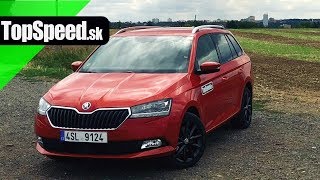 Škoda Fabia III facelift jazda  TOPSPEEDsk [upl. by Assirk13]