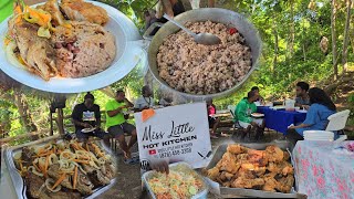 Beautiful GatheringCooking Up ML Fried ChickenEscovitch Fish With Rice amp Peas amp Watermelon Juice [upl. by Kant]