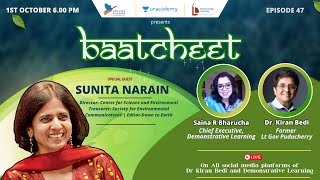 Baatcheet  Episode 47 with Sunita Narain [upl. by Rramaj]