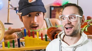 5 MILLIONEN SPECIAL Riesen Kettenreaktion durchs Haus  Julien Bam  REACTION [upl. by Estelle]