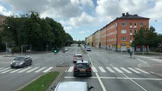 Sweden to Denmark over the Øresund Bridge by bus [upl. by Rogers]