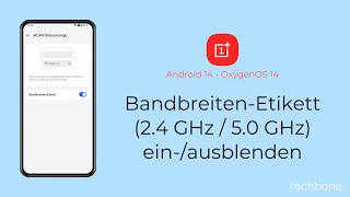 BandbreitenEtikett für WLANNetzwerke einausblenden  OnePlus Android 14  OxygenOS 14 [upl. by Nytsirk]