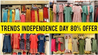 Reliance Trends Independence Day Sale 80 offerReliance Trends New Collection 2024Trends Buy1get1 [upl. by Marshall178]