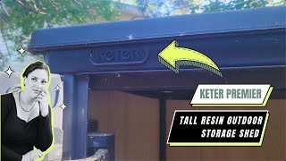 5Year Review Keter Premier Tall Resin Outdoor Storage Shed  Durability Test [upl. by Landes57]