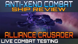 Alliance Crusader  AntiXeno Ship Review  Elite Dangerous [upl. by Akirehs76]