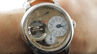 2019 FP Journe Tourbillon Souverain Tourbillon Watch Review [upl. by Adikram]