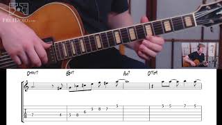 Wave  Learn The Melody  Jazz Guitar Lesson [upl. by Glaab640]