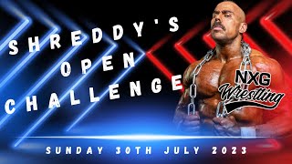 NXG Wrestling All Stars  Shreddys open challenge [upl. by Meekahs]