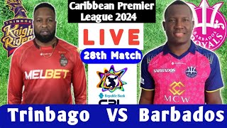 Trinbago Knight Riders vs Barbados Royals 3rd T20  TKT vs BR I CPL 2024 I Cricfame [upl. by Ruhtracm]