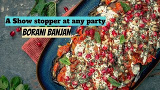 A showstopper for any party  Borani Banjan  Layered Aubergine Dish [upl. by Akoyin915]