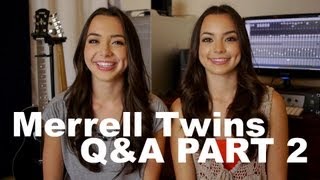 Merrell Twins  QampA Part 2 [upl. by Cordova]