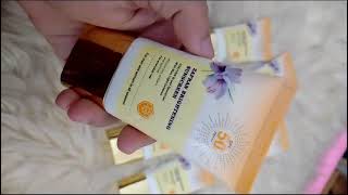 Zafran Brightening Sunscreen 30g  Best Student Budget Sunscreen Review zafran sunscreen [upl. by Marco192]