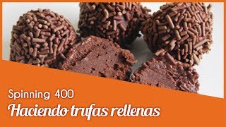 TRUFAS RELLENAS en la Máquina Extrusora y Rellenadora Automatica y Spinning 400 BRALYX [upl. by Oberon]