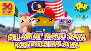 Jaguh Olimpik Malaysia I Didi amp Friends I 30 Minit I Lagu KanakKanak [upl. by Aserehs]