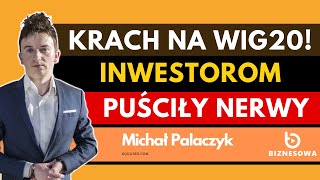 WIG20 5 PKP Cargo 6 Co dalej Giełda boi się recesji  Michał Palaczyk [upl. by Ecirted]