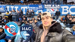 Einblick in die LIGUE 1⚽️🇫🇷STRASSBOURG Last Minute Tor  RC STRASSBOURG vs LE HAVRE  Stadionvlog [upl. by Jenelle]