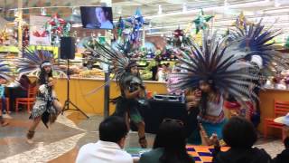 Calpulli Tonalehqueh Dancers at Newark Store [upl. by Meredeth]