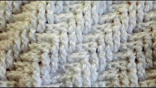 CROCHET REVERSIBLE TEXTURED STITCH GREAT FOR BLANKETS SCARVES CUSHIONS amp MANY DIFFERENT PROJECTS [upl. by Bancroft784]