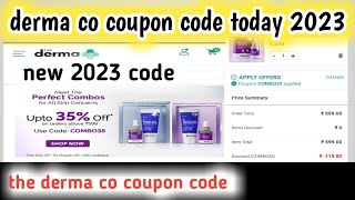 derma co coupon code today 2023  the derma co coupon code  derma co [upl. by Llereg]