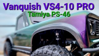 Vanquish VS410 Pro Tamiya PS46 PurpleGreen iridescent paint [upl. by Bernardo]