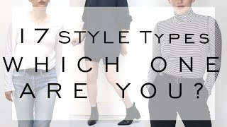 17 Fashion Style Types  Which one are you  Style Aesthetic  Minimalist  Streetwear [upl. by Dominik]